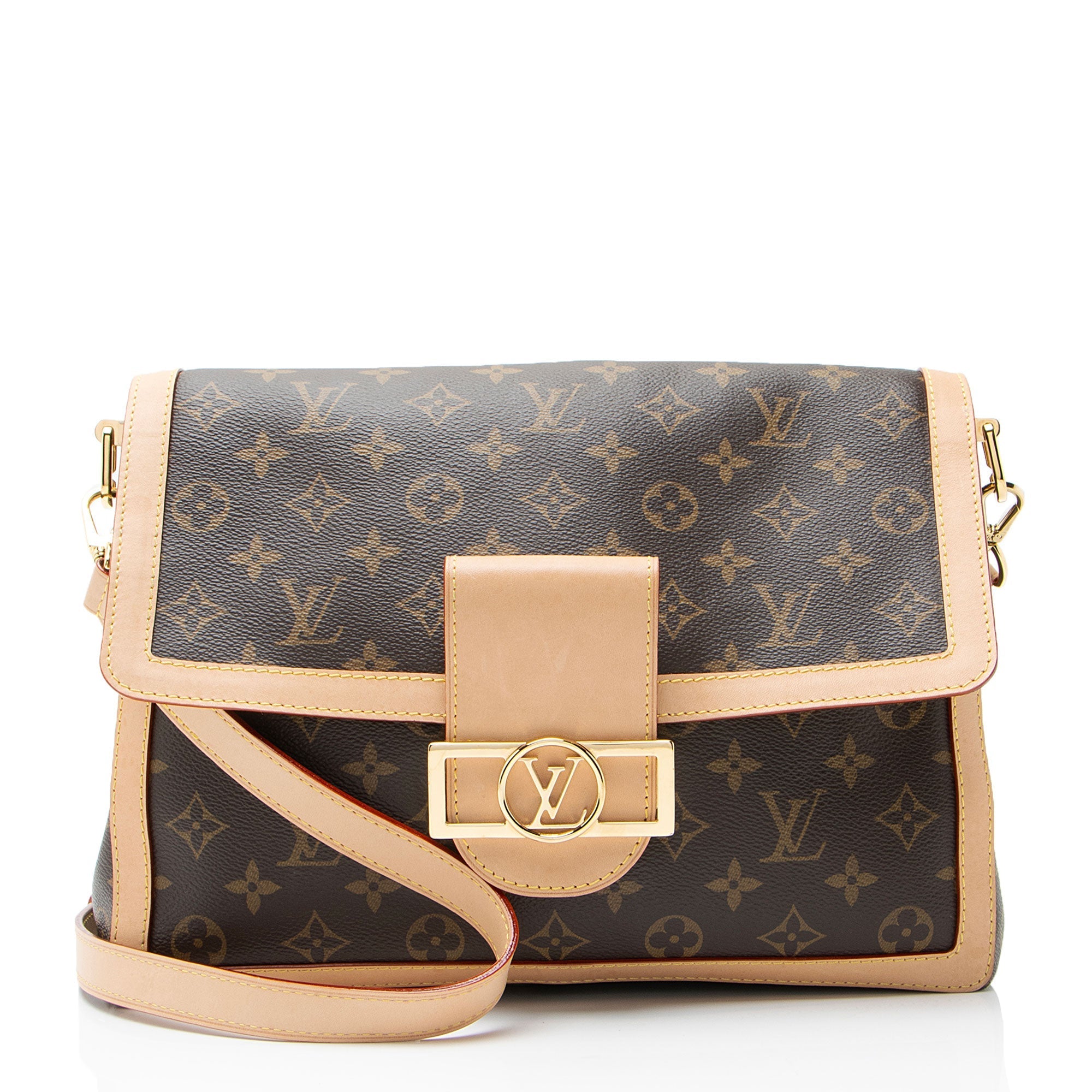Louis Vuitton Monogram Canvas Dauphine Soft GM Shoulder Bag