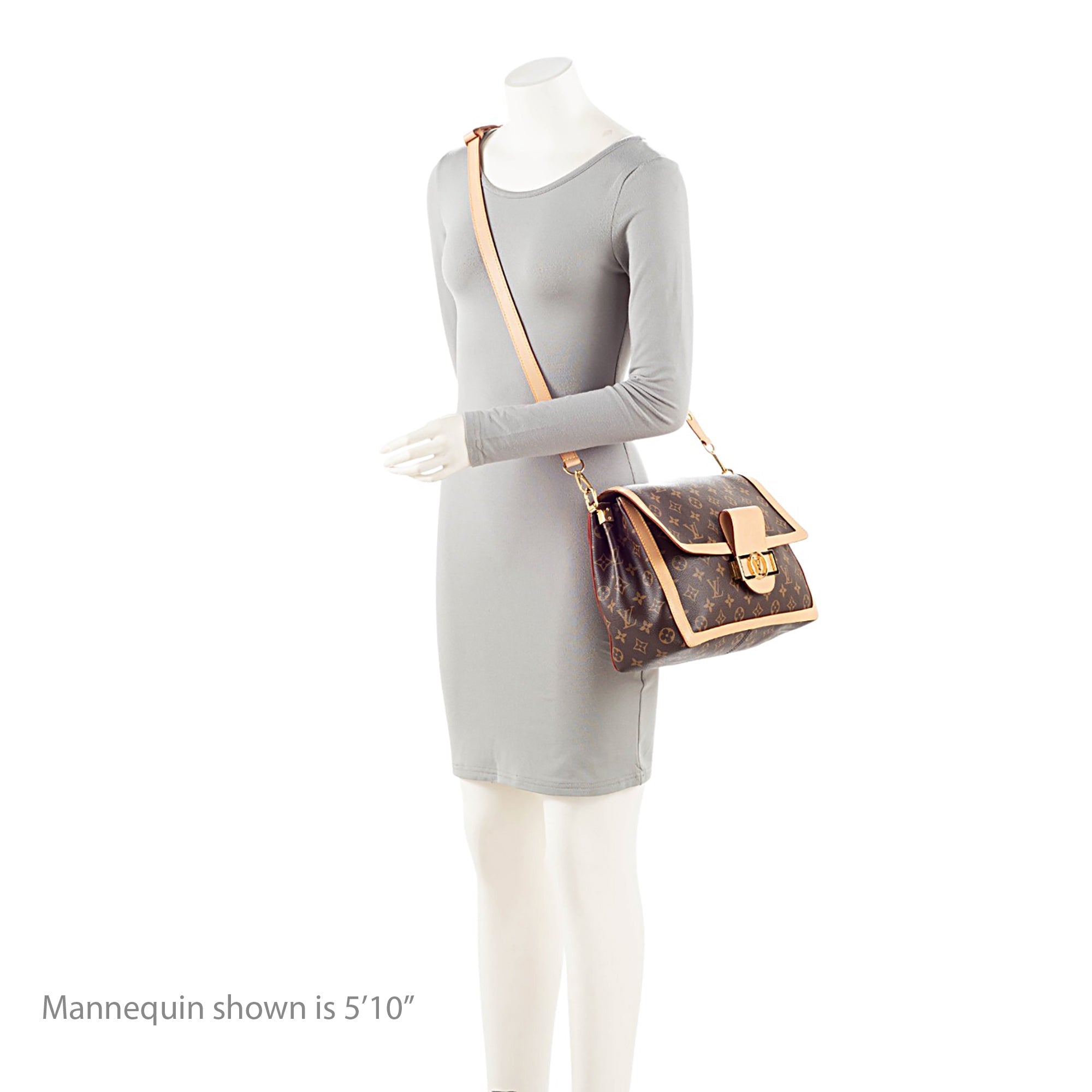 Louis Vuitton Monogram Canvas Dauphine Soft GM Shoulder Bag