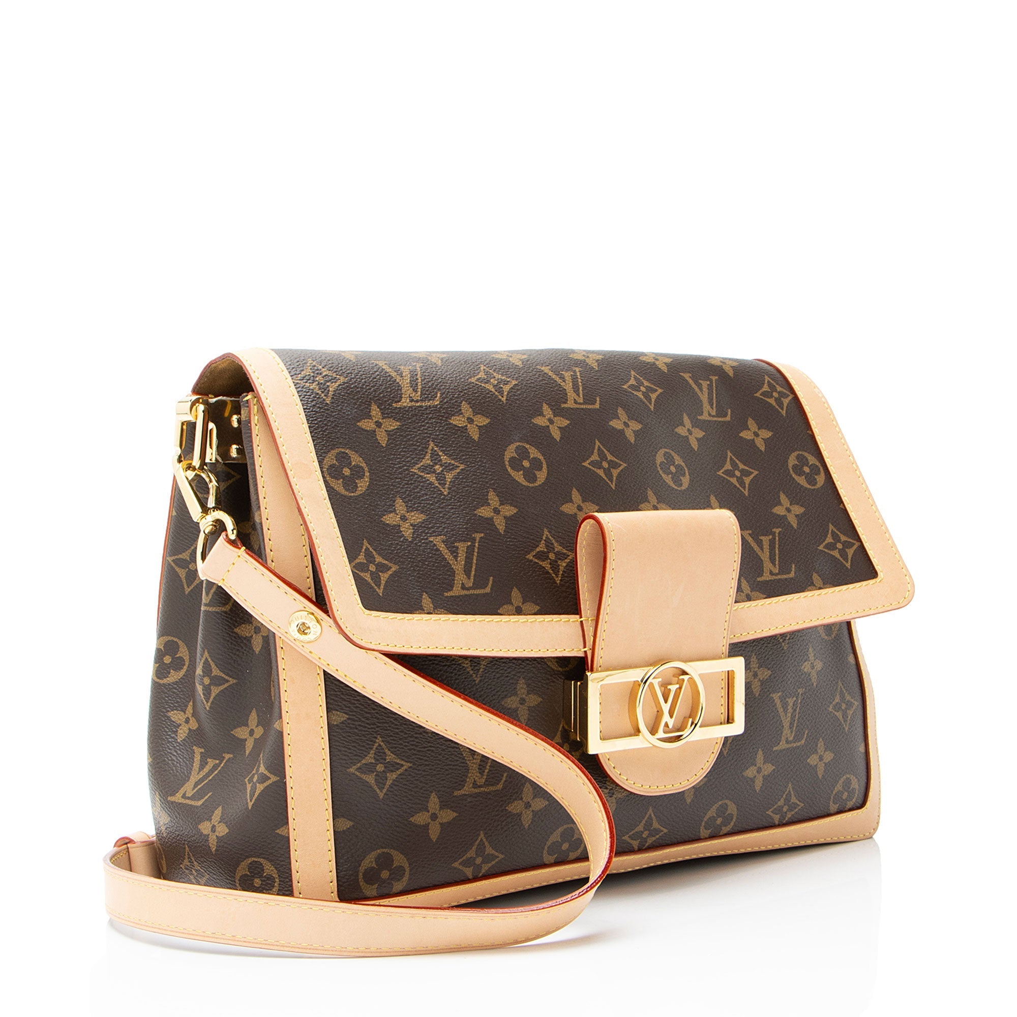 Louis Vuitton Monogram Canvas Dauphine Soft GM Shoulder Bag