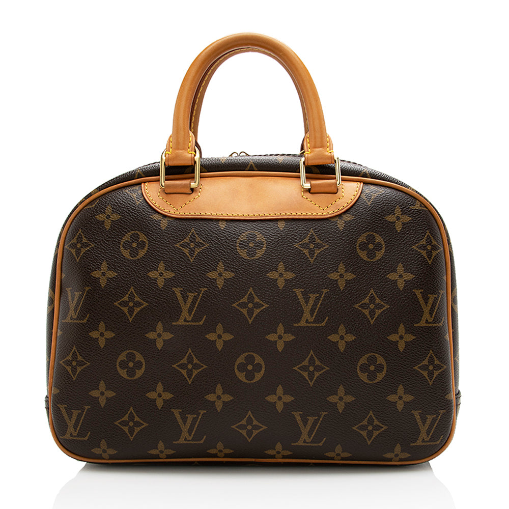 Louis Vuitton Monogram Canvas Trouville Satchel (SHF-17478)