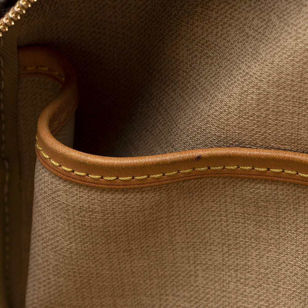 Louis Vuitton Monogram Canvas Trouville Satchel (SHF-17478)