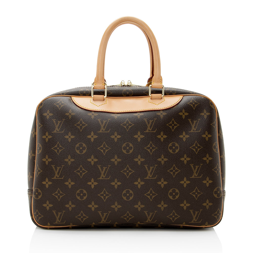 Louis Vuitton Monogram Canvas Deauville Satchel (SHF-22411)