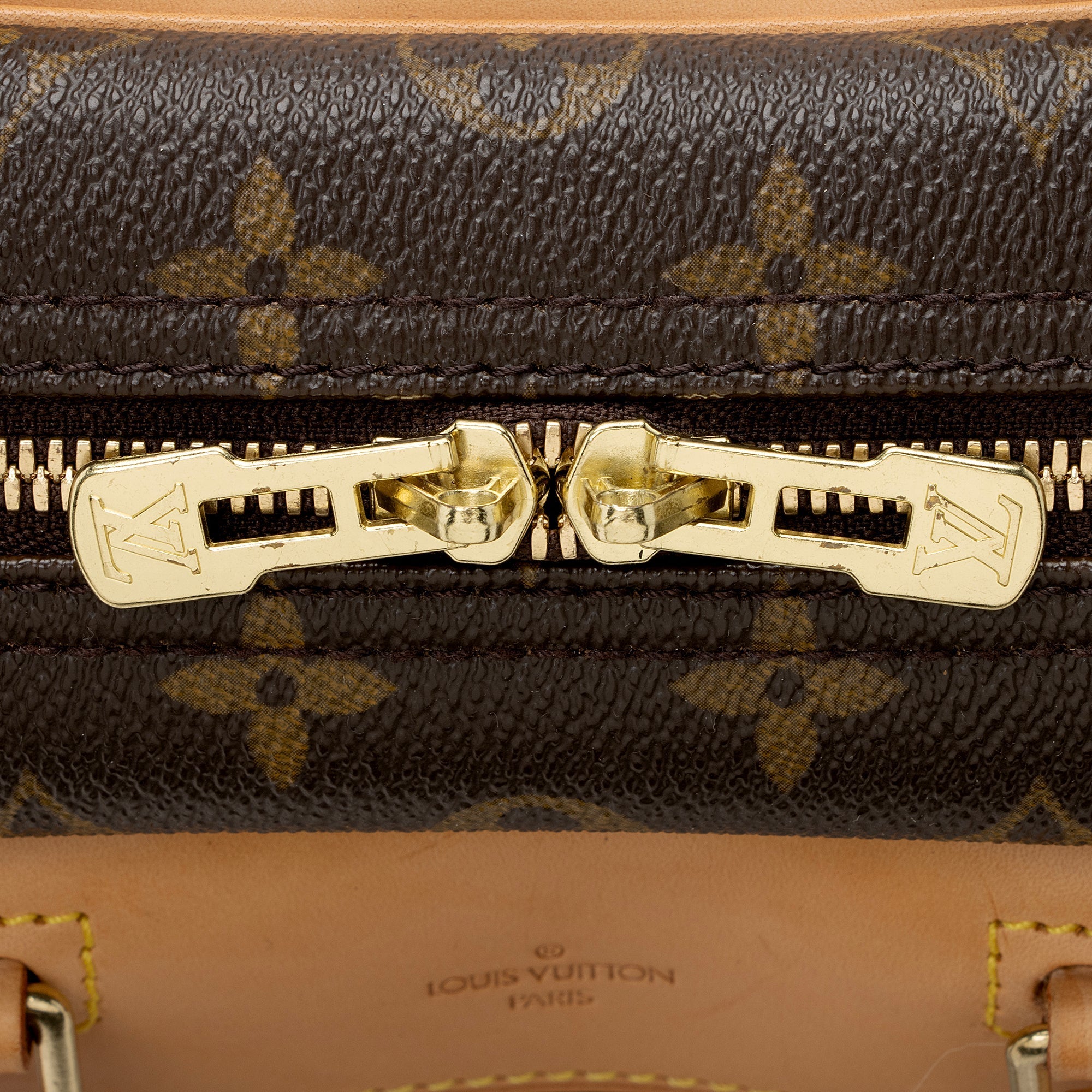 Louis Vuitton Monogram Canvas Deauville Satchel (SHF-22411)