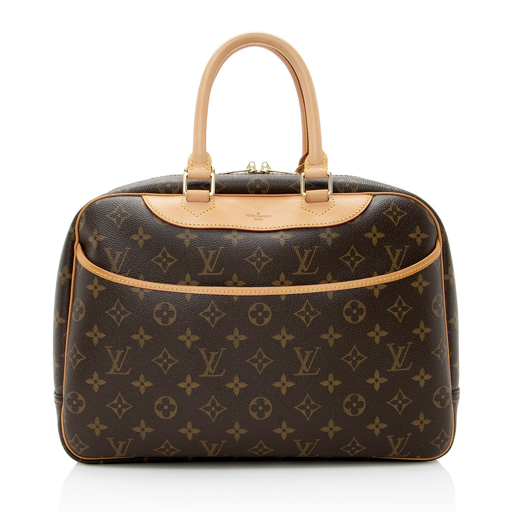 Louis Vuitton Monogram Canvas Deauville Satchel (SHF-22411)