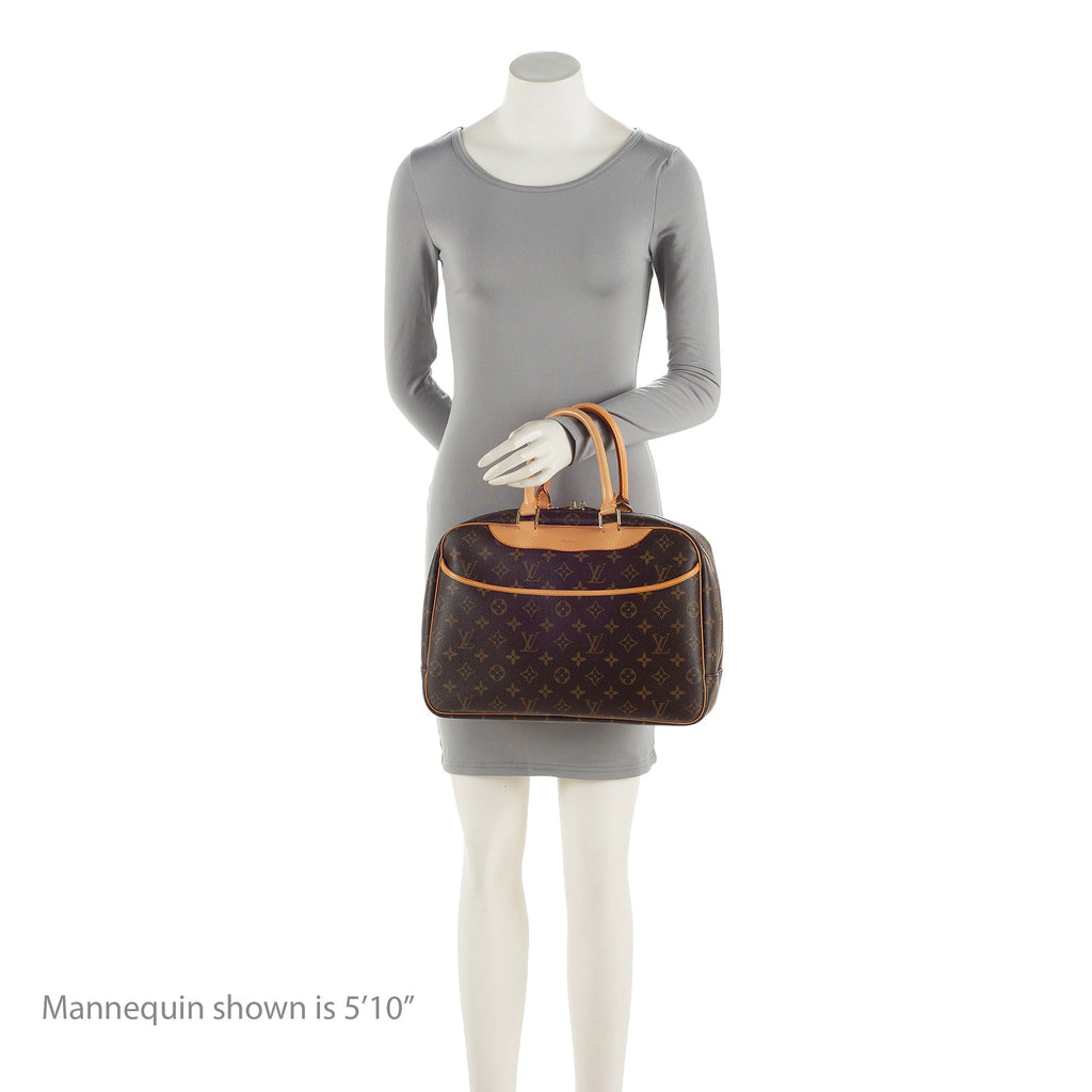 Louis Vuitton Monogram Canvas Deauville Satchel (SHF-22411)