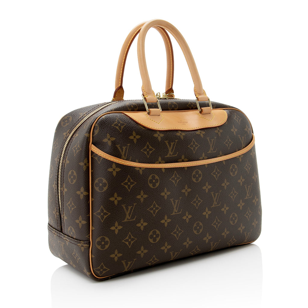 Louis Vuitton Monogram Canvas Deauville Satchel (SHF-22411)