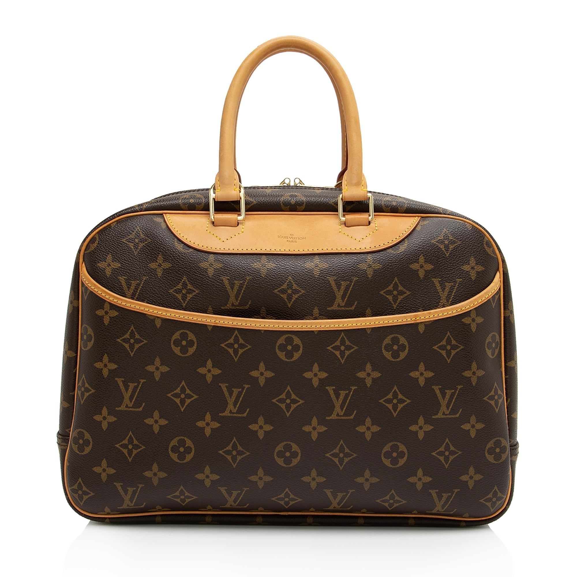 Louis Vuitton Monogram Canvas Deauville Satchel (SHF-HUFd8s)