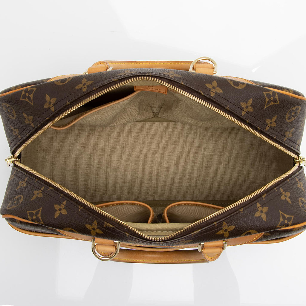 Louis Vuitton Monogram Canvas Deauville Satchel (SHF-HUFd8s)