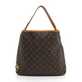 Louis Vuitton Monogram Canvas Delightful MM Shoulder Bag (SHF-L7TBtP)