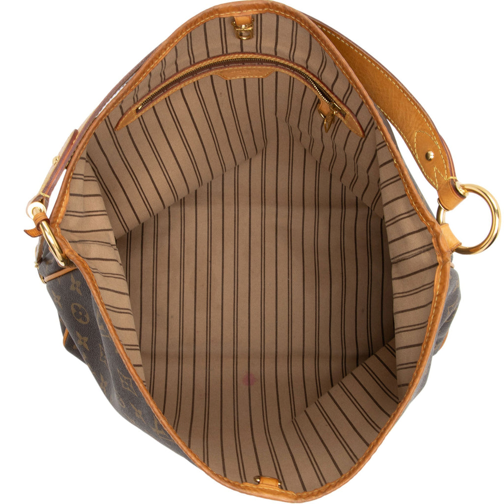Louis Vuitton Monogram Canvas Delightful MM Shoulder Bag (SHF-L7TBtP)