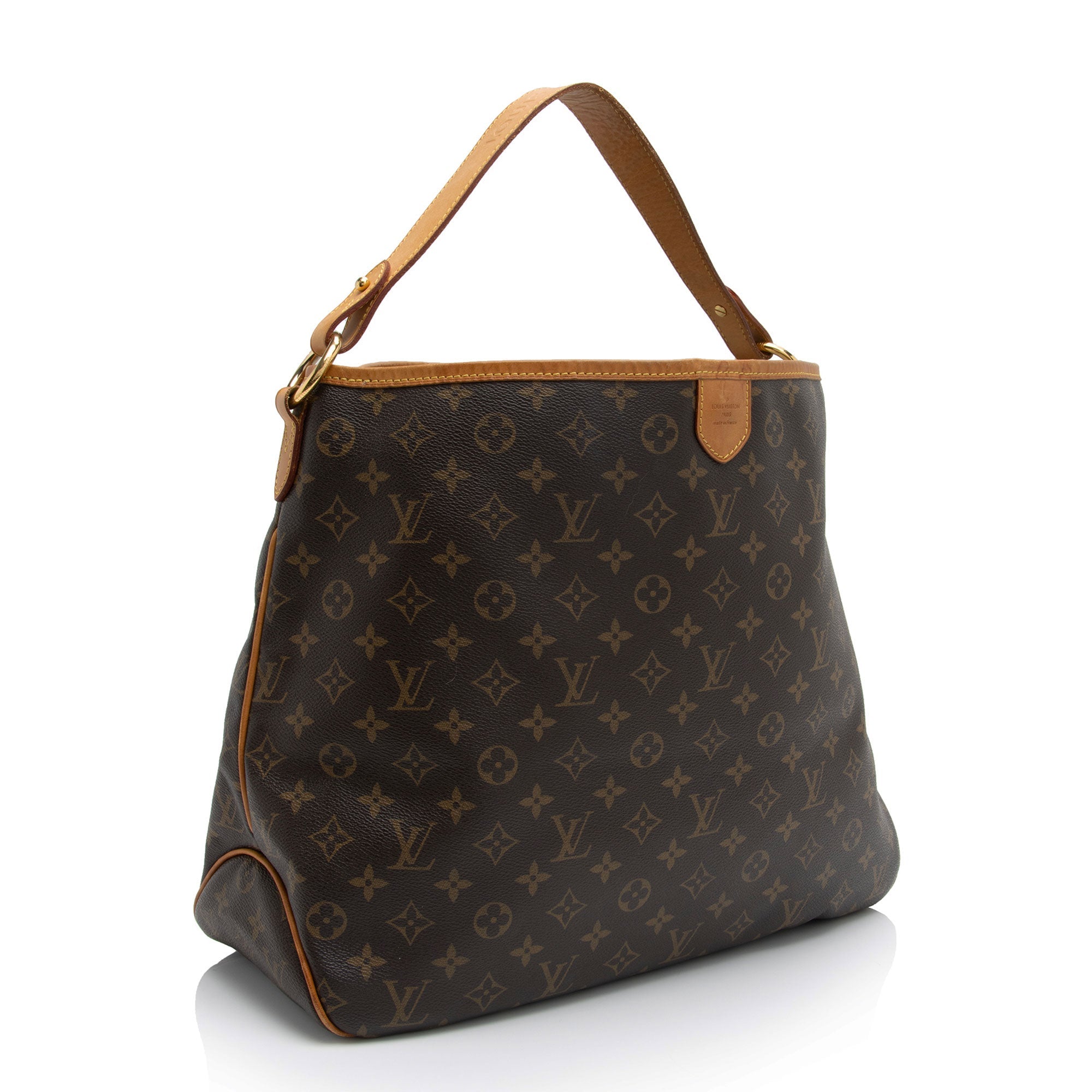 Louis Vuitton Monogram Canvas Delightful MM Shoulder Bag (SHF-y3U71c)