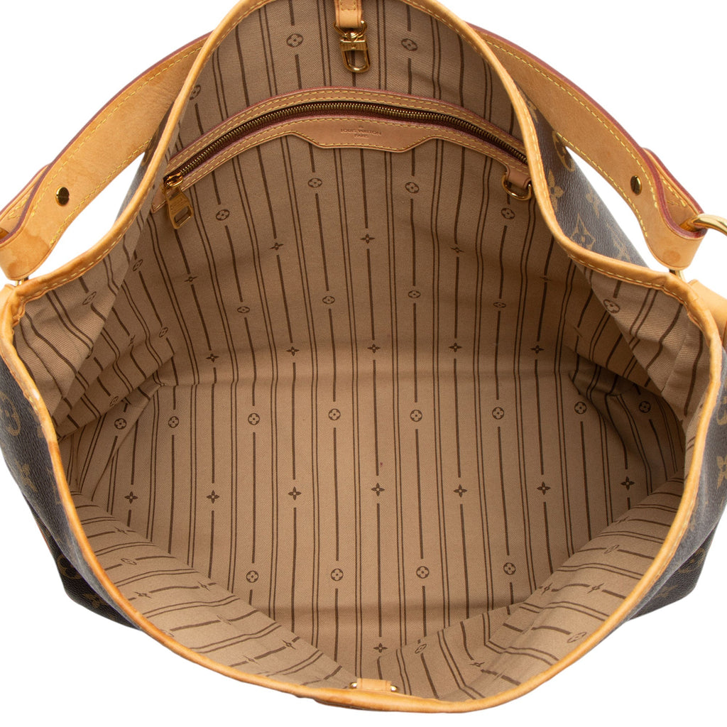 Louis Vuitton Monogram Canvas Delightful MM Shoulder Bag (SHF-OAjeVL)
