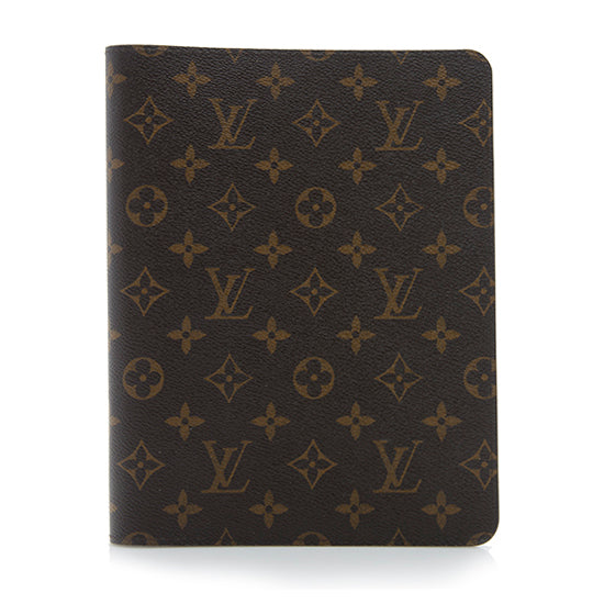 Louis Vuitton Monogram Canvas Desk Agenda Cover (SHF-wtl8mQ)