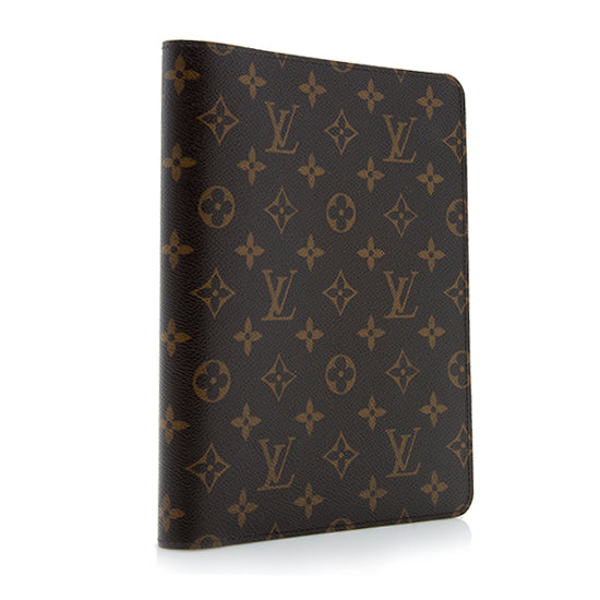 Louis Vuitton Monogram Canvas Desk Agenda Cover (SHF-wtl8mQ)