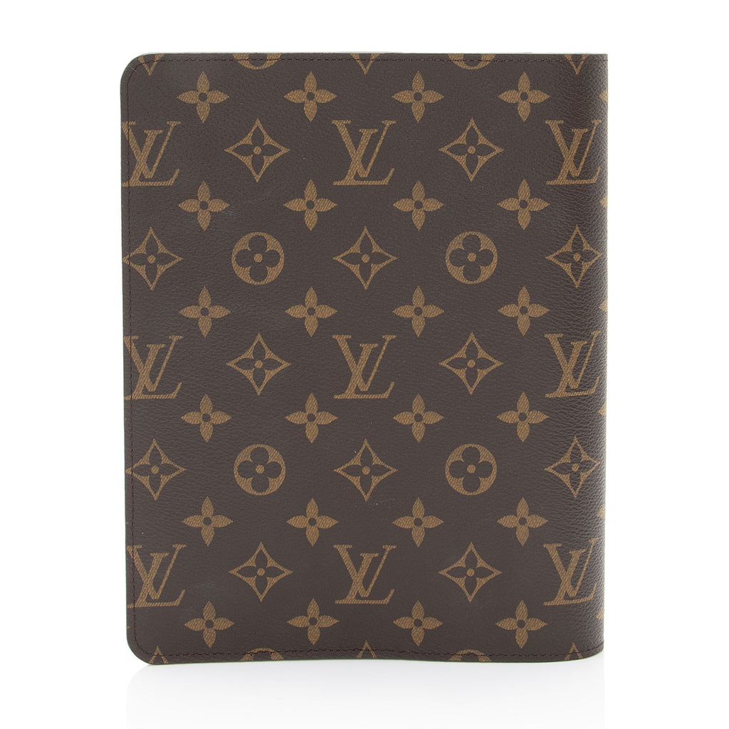 Louis Vuitton Monogram Canvas Desk Agenda Cover (SHF-Q9kFRv)