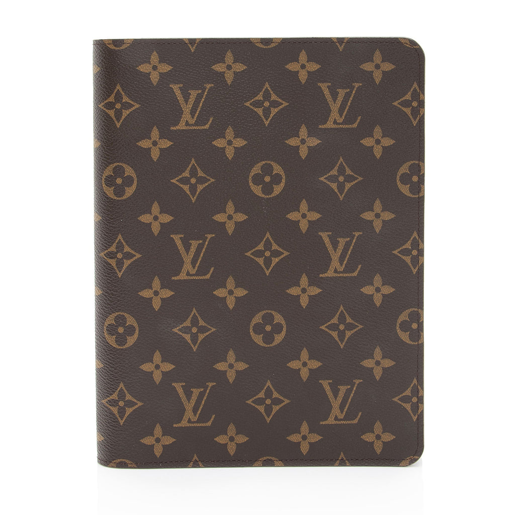 Louis Vuitton Monogram Canvas Desk Agenda Cover (SHF-Q9kFRv)
