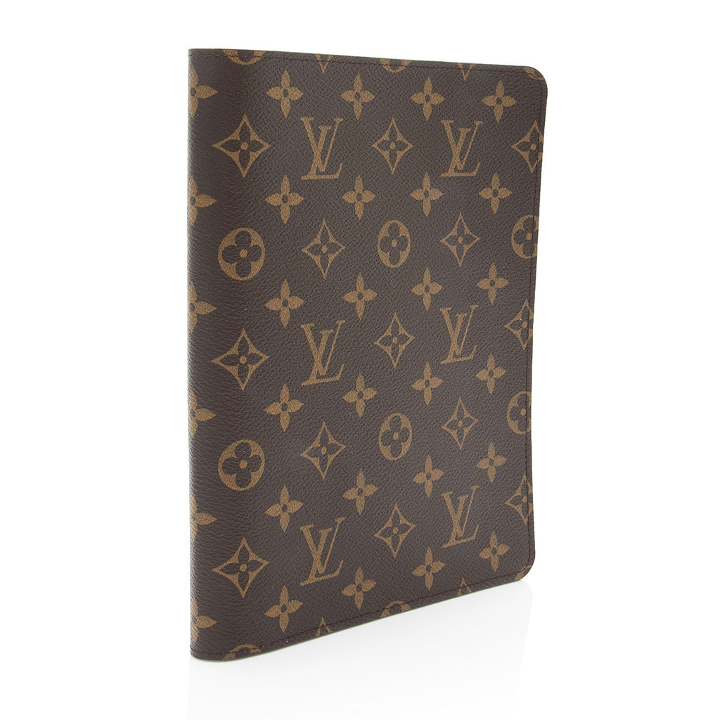 Louis Vuitton Monogram Canvas Desk Agenda Cover (SHF-Q9kFRv)
