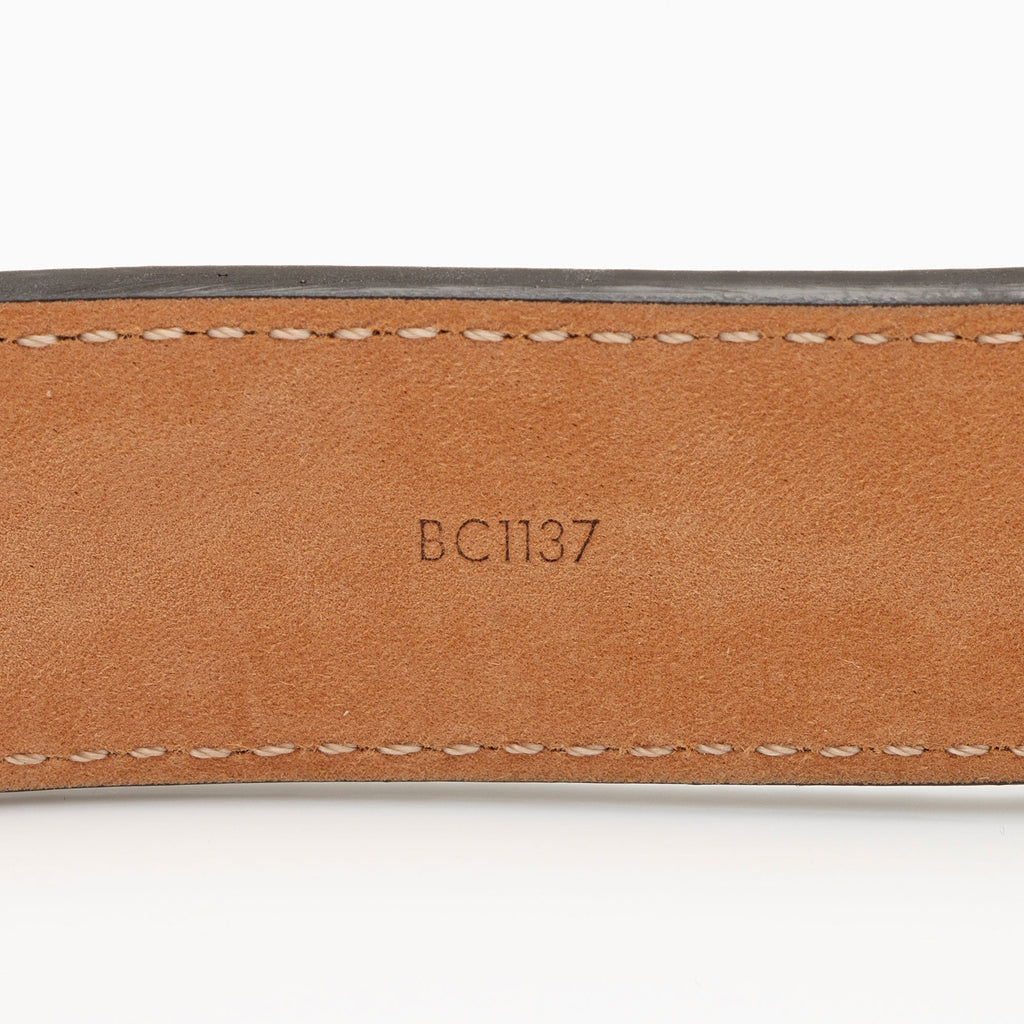 Louis Vuitton Mini Monogram Canvas Double Buckle Belt - Size 36 / 90 (SHF-57IT4I)