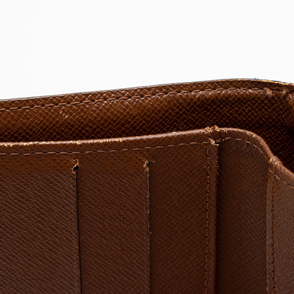 Louis Vuitton Monogram Canvas Elise Wallet (SHF-16019)