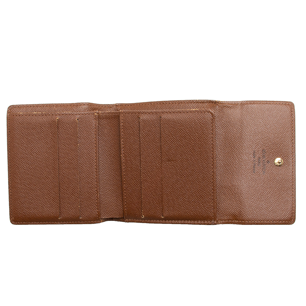 Louis Vuitton Monogram Canvas Elise Wallet (SHF-16019)