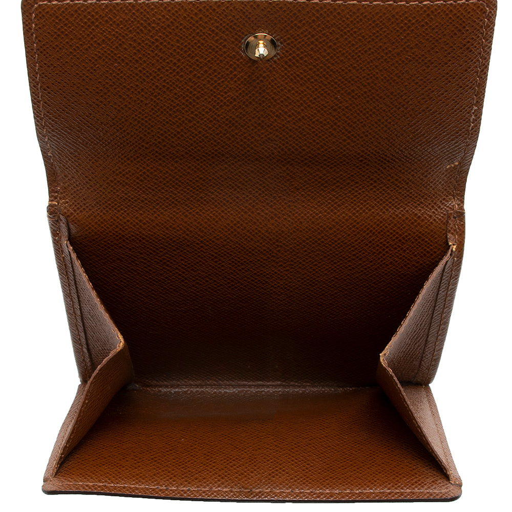 Louis Vuitton Monogram Canvas Elise Wallet (SHF-16019)