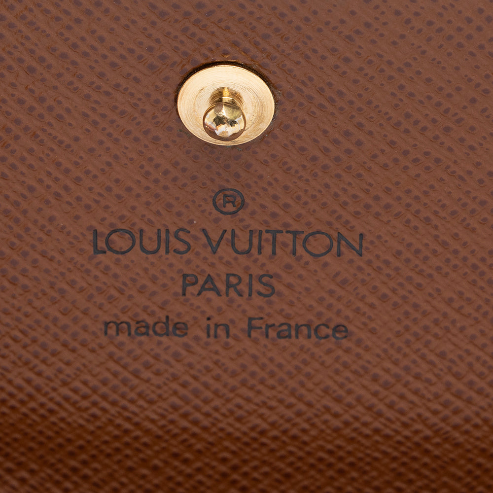 Louis Vuitton Monogram Canvas Elise Wallet (SHF-16019)