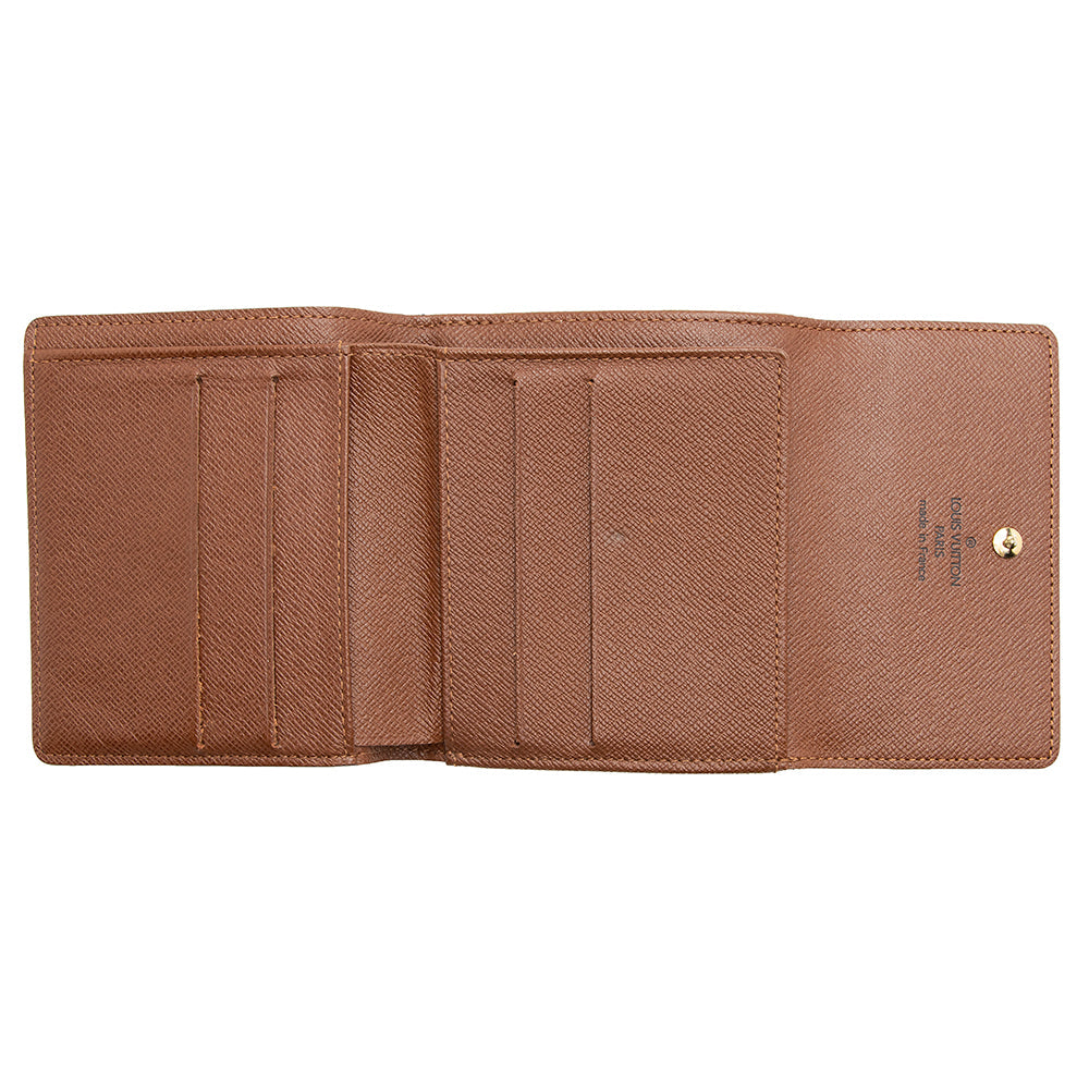 Louis Vuitton Monogram Canvas Elise Wallet (SHF-19516)