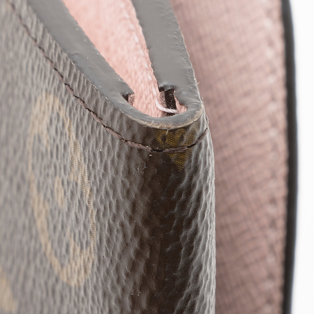 Louis Vuitton Monogram Canvas Emilie Wallet (SHF-20839)