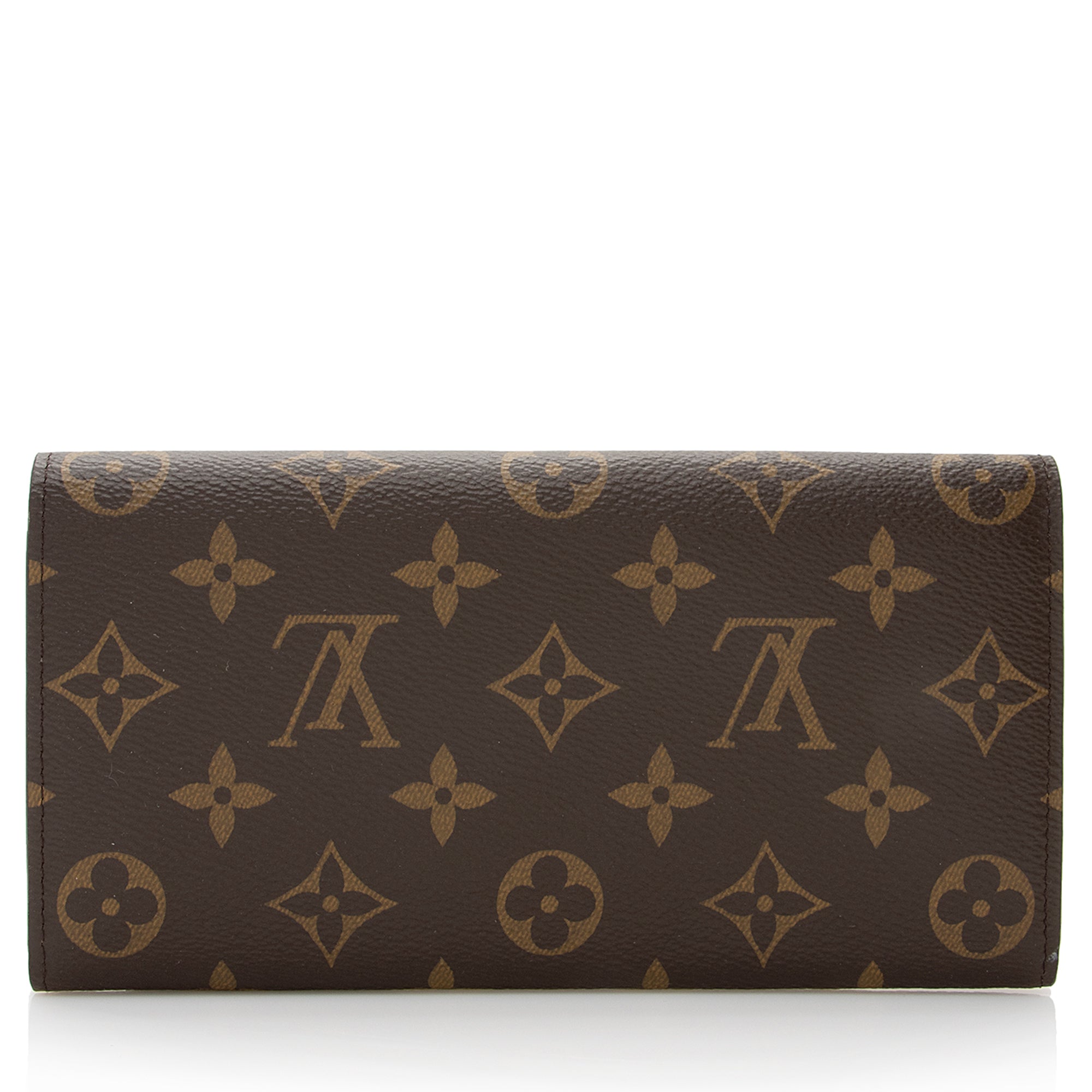 Louis Vuitton Monogram Canvas Emilie Wallet (SHF-22194)