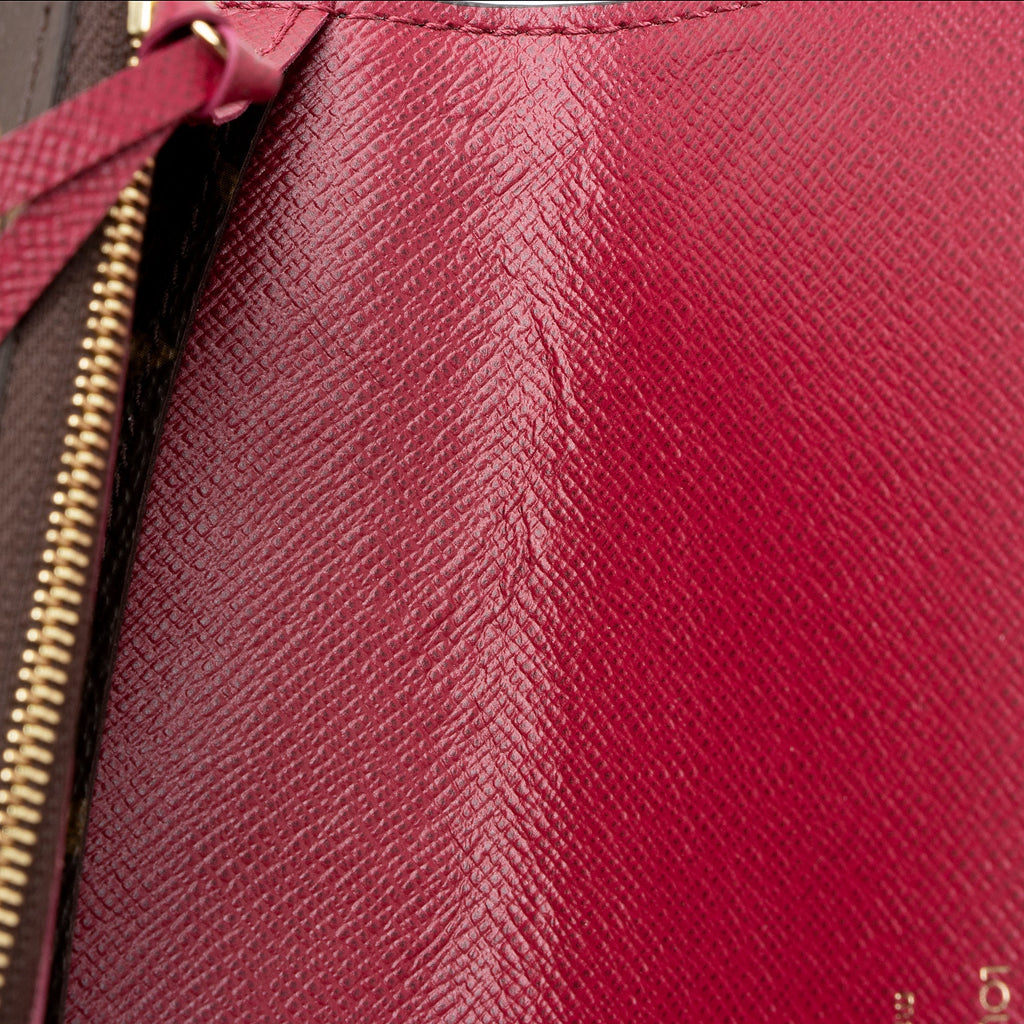 Louis Vuitton Monogram Canvas Emilie Wallet (SHF-22194)