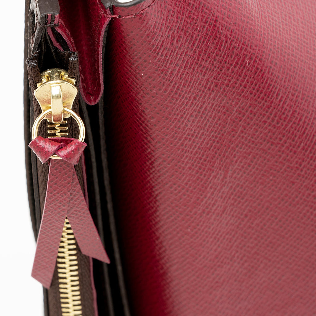 Louis Vuitton Monogram Canvas Emilie Wallet (SHF-22194)