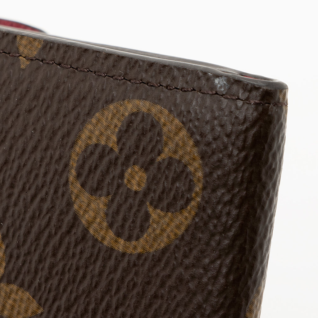 Louis Vuitton Monogram Canvas Emilie Wallet (SHF-22194)