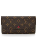 Louis Vuitton Monogram Canvas Emilie Wallet (SHF-22194)