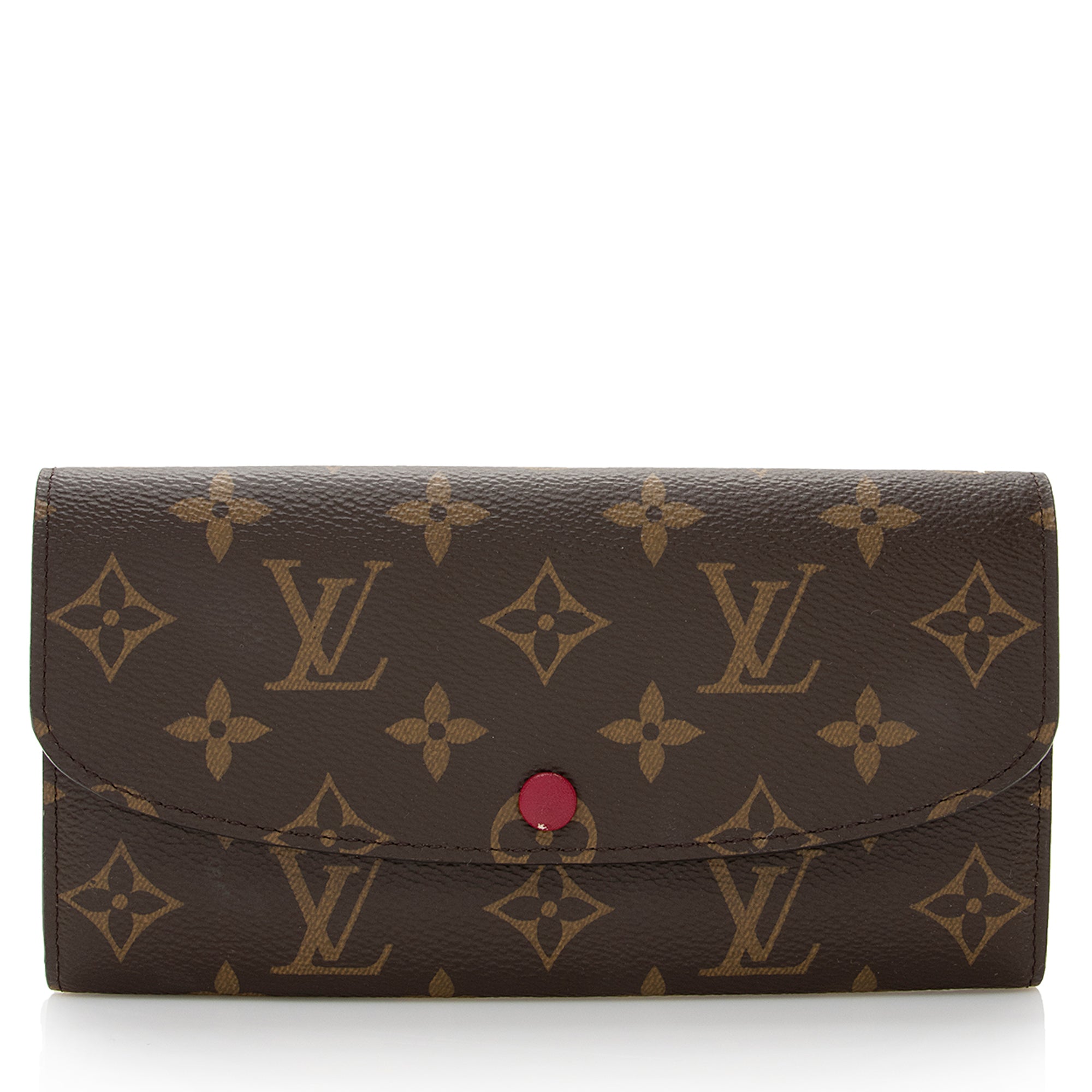Louis Vuitton Monogram Canvas Emilie Wallet (SHF-22194)