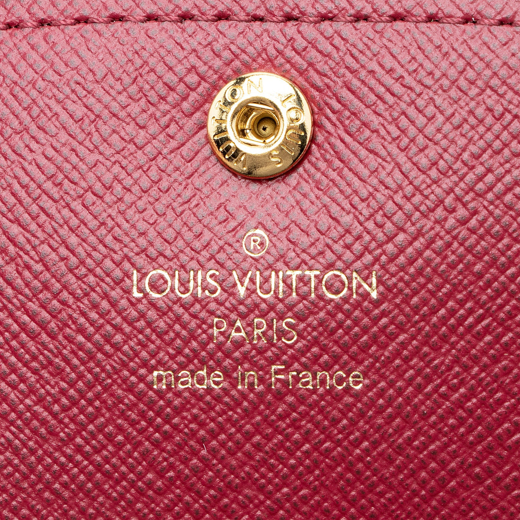 Louis Vuitton Monogram Canvas Emilie Wallet (SHF-22194)