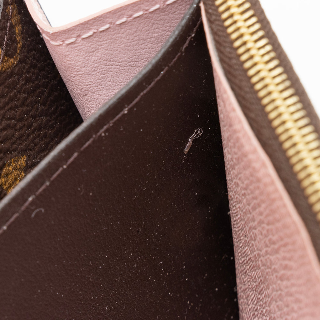 Louis Vuitton Monogram Canvas Emilie Wallet (SHF-22862)