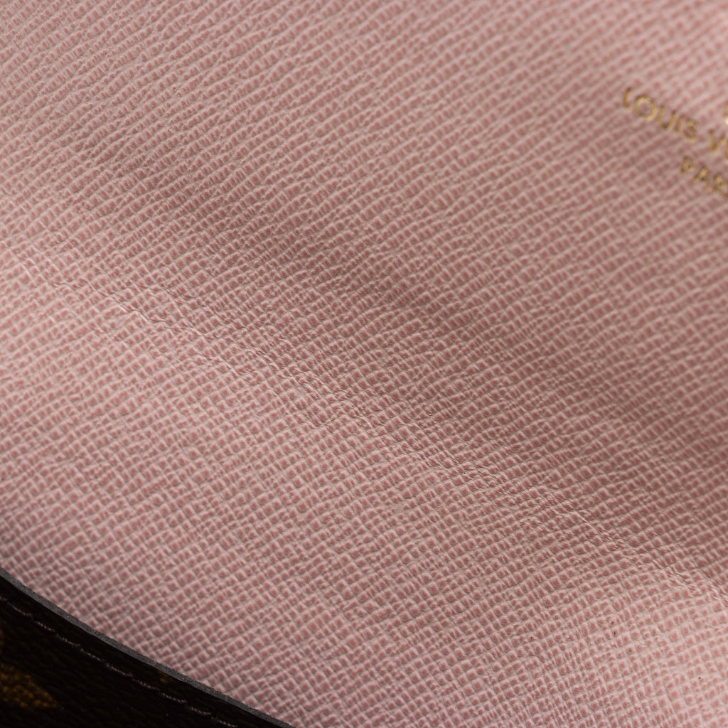 Louis Vuitton Monogram Canvas Emilie Wallet (SHF-22862)