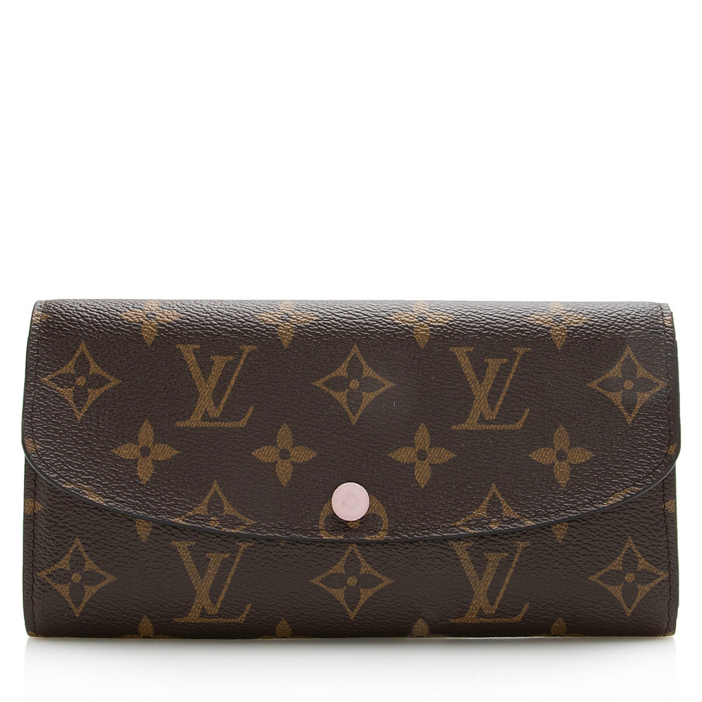 Louis Vuitton Monogram Canvas Emilie Wallet (SHF-22862)