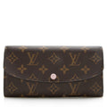 Louis Vuitton Monogram Canvas Emilie Wallet (SHF-22862)