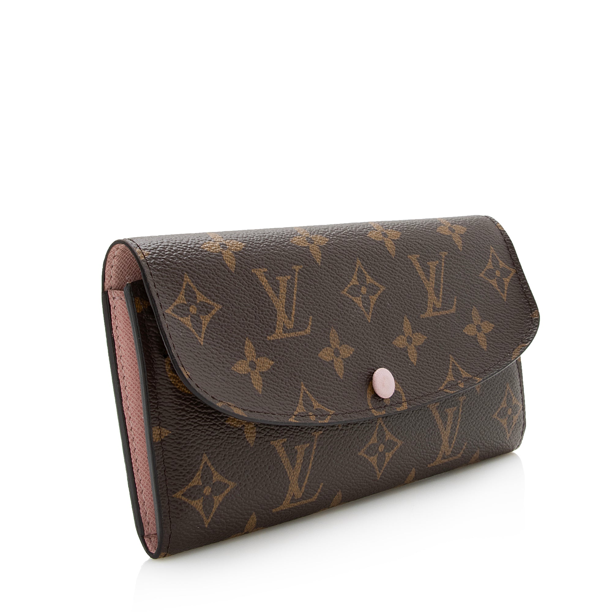 Louis Vuitton Monogram Canvas Emilie Wallet (SHF-22862)