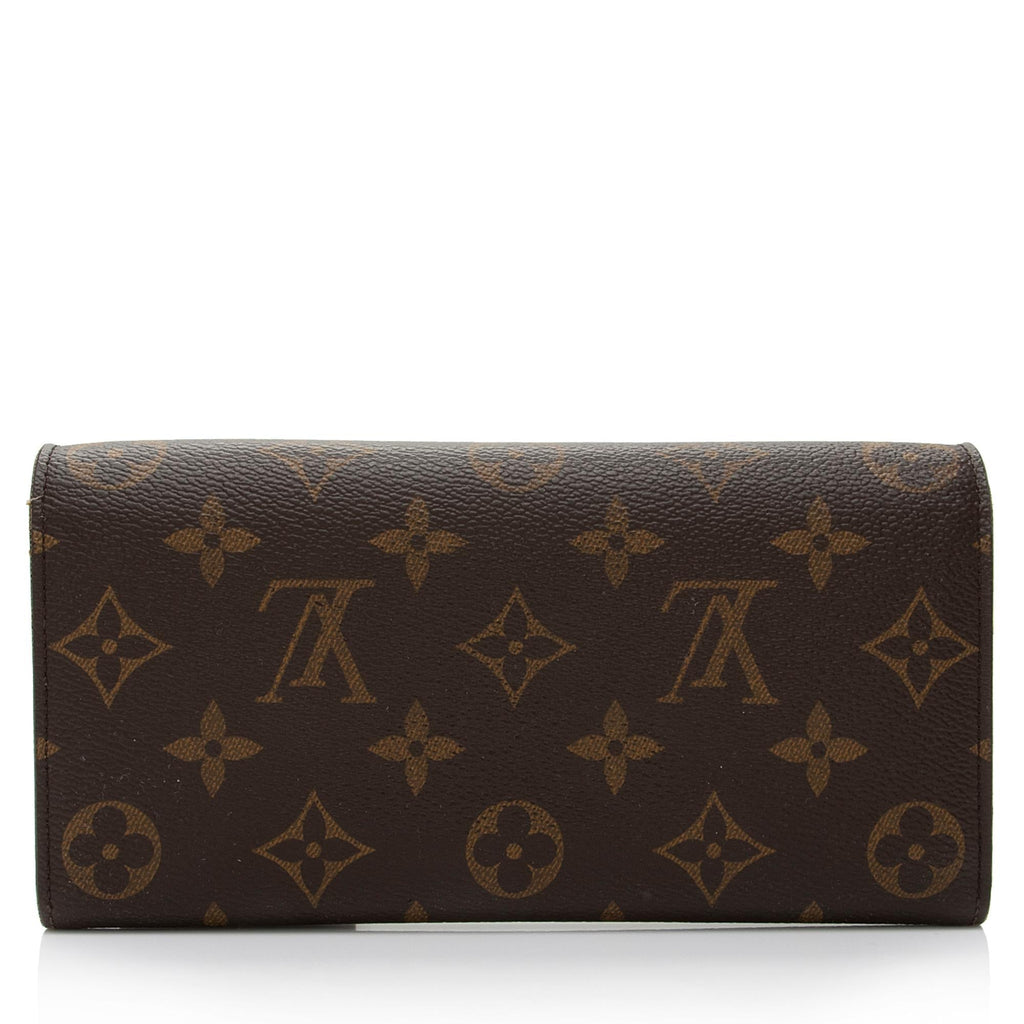Louis Vuitton Monogram Canvas Emilie Wallet (SHF-I46Tox)