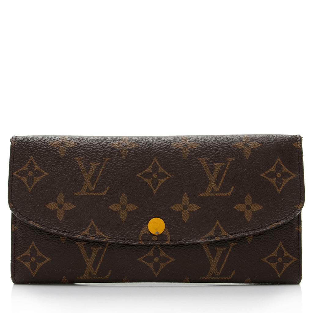 Louis Vuitton Monogram Canvas Emilie Wallet (SHF-I46Tox)