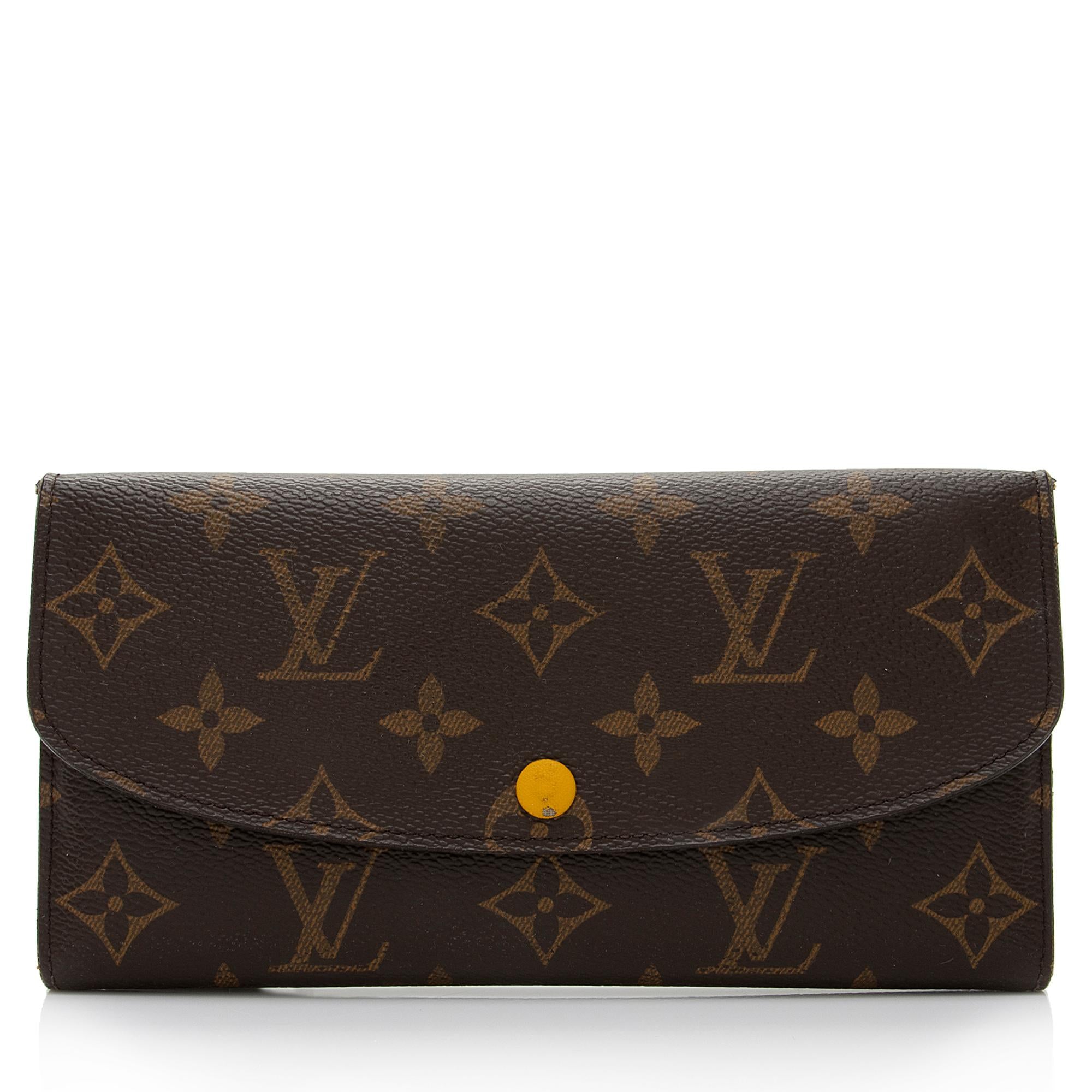 Louis Vuitton Monogram Canvas Emilie Wallet (SHF-I46Tox)