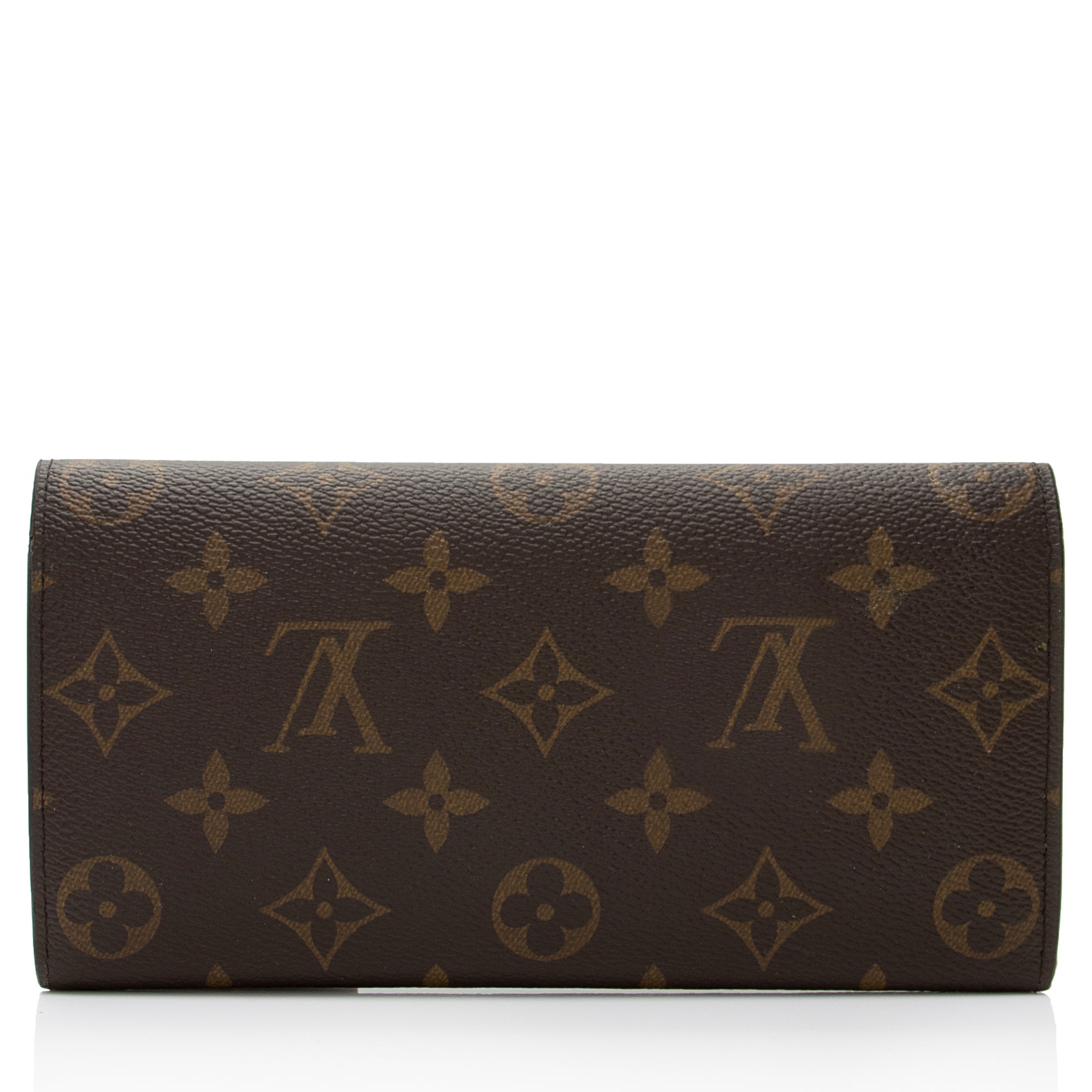 Louis Vuitton Monogram Canvas Emilie Wallet (SHF-ImTffU)