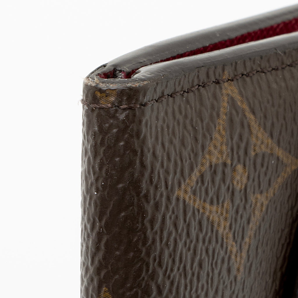 Louis Vuitton Monogram Canvas Emilie Wallet (SHF-ImTffU)