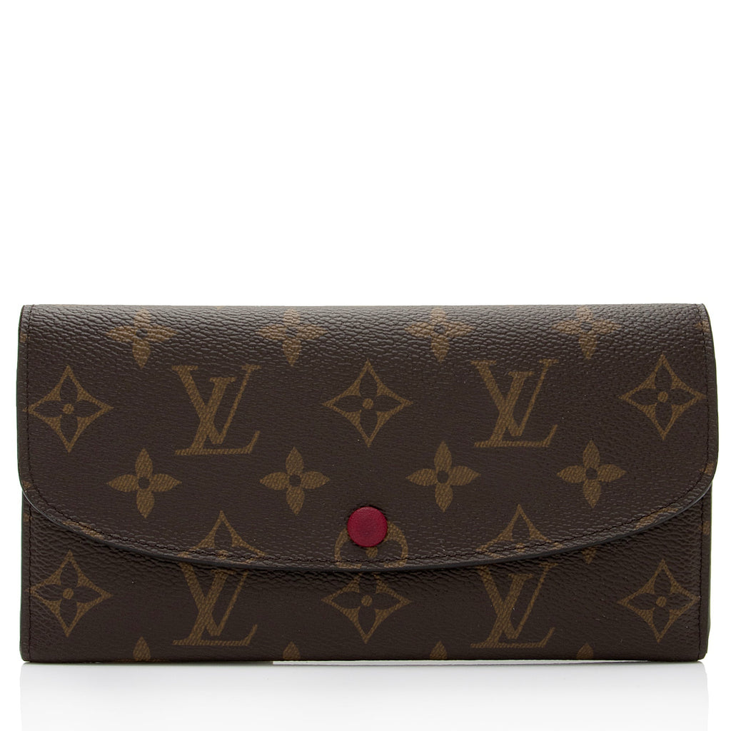 Louis Vuitton Monogram Canvas Emilie Wallet (SHF-ImTffU)