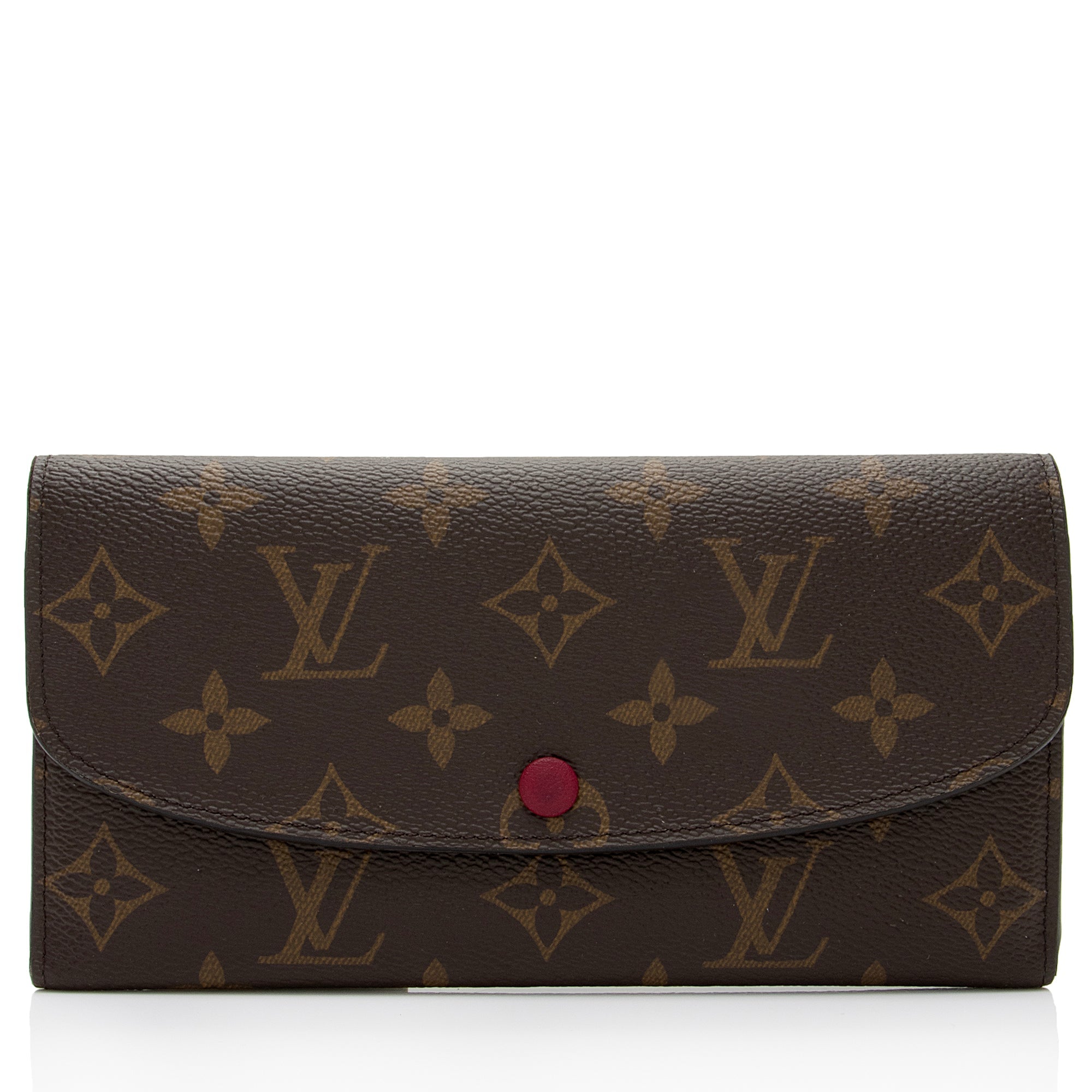 Louis Vuitton Monogram Canvas Emilie Wallet (SHF-ImTffU)
