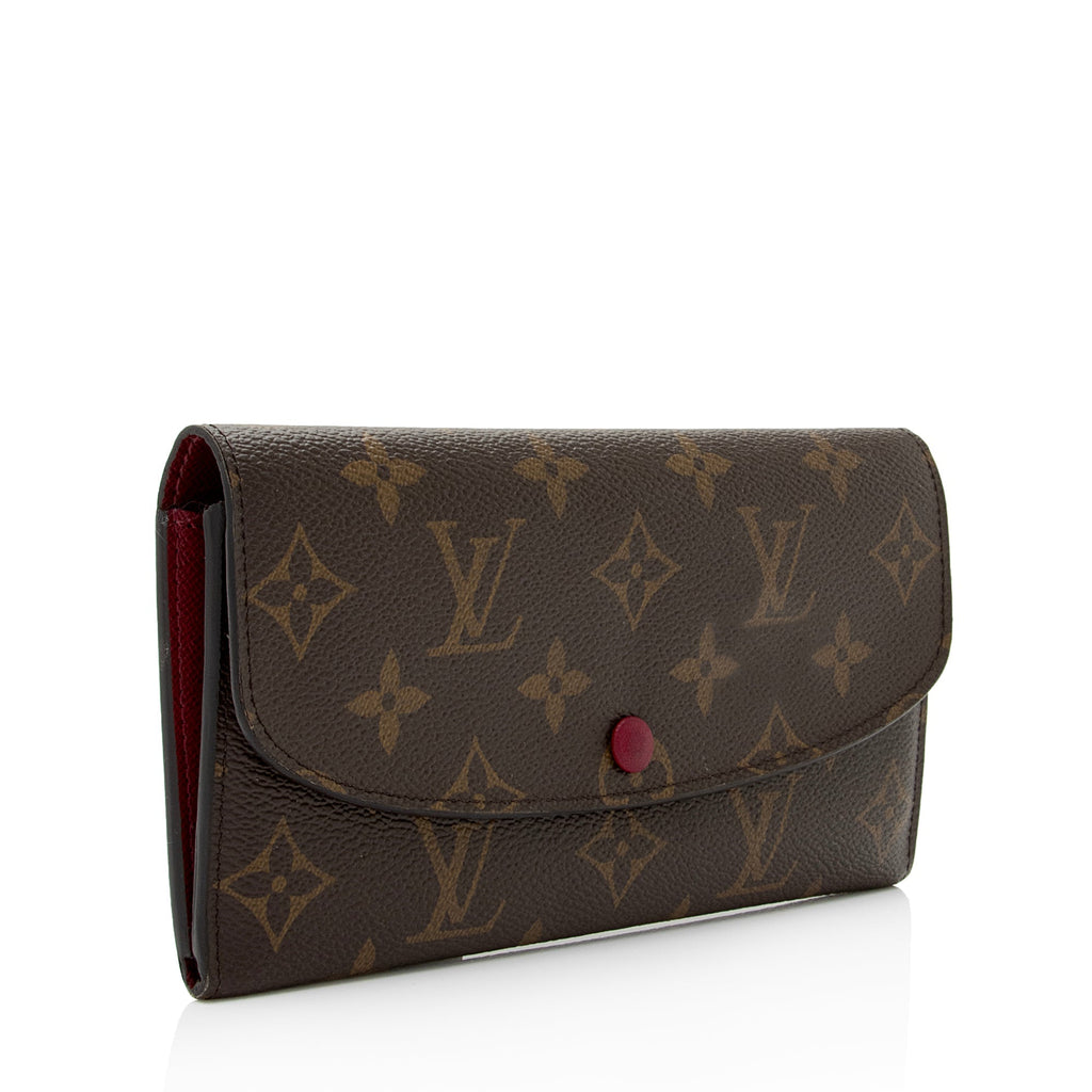 Louis Vuitton Monogram Canvas Emilie Wallet (SHF-ImTffU)