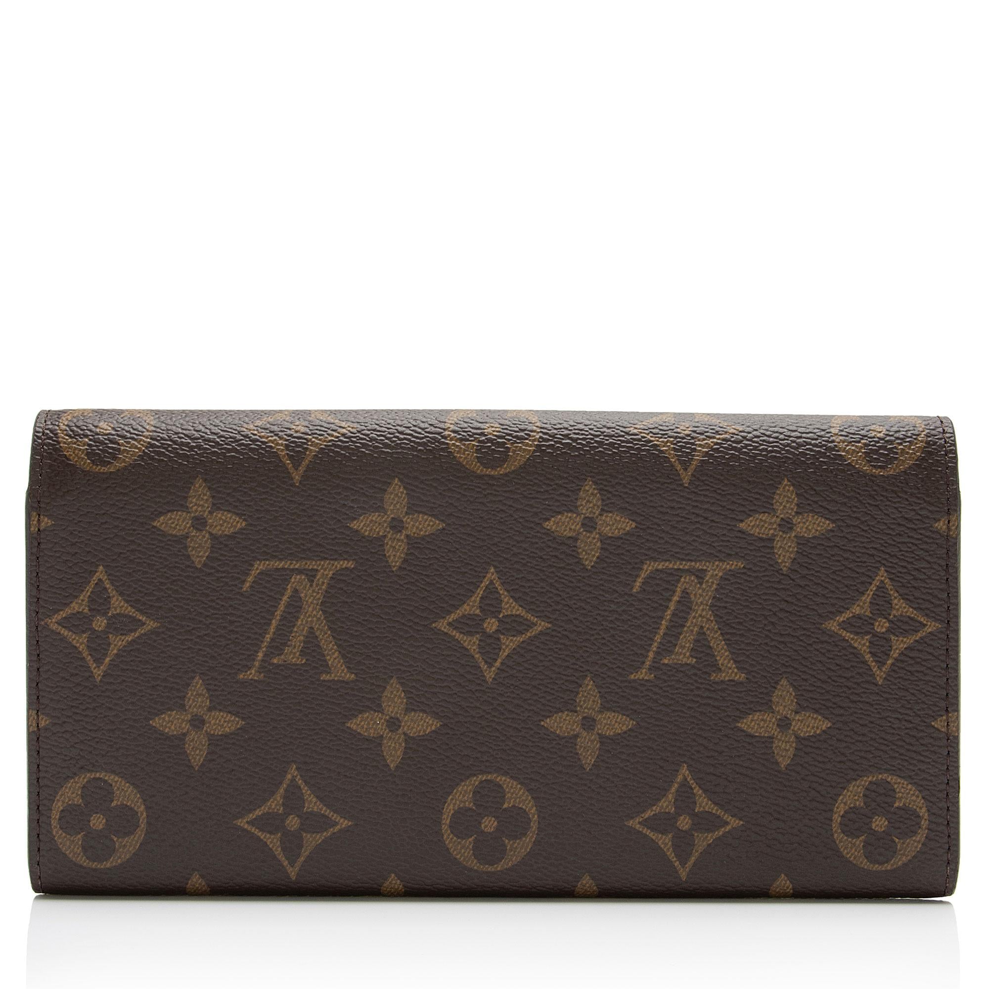 Louis Vuitton Monogram Canvas Emilie Wallet (SHF-m3LeBT)
