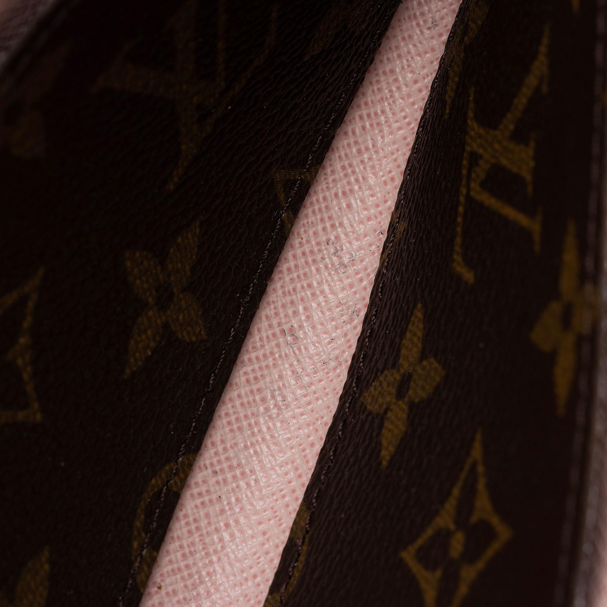 Louis Vuitton Monogram Canvas Emilie Wallet (SHF-m3LeBT)